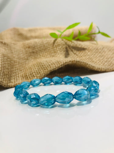 Aqua Crystal Bracelet